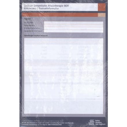 Box Therapieformulieren - E.G. Visch-Brink