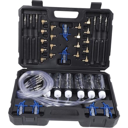 Kit de test de débit d'injecteur diesel Efficace Multifonctionnel Construction robuste Adaptateur Common Rail Ensemble testeur de carburant