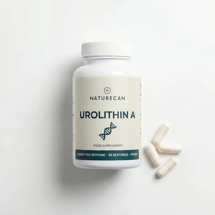 Naturecan Urolithin A Capsules - 30 Capsules - Hooggedoseerd - Mitochondriale Ondersteuning