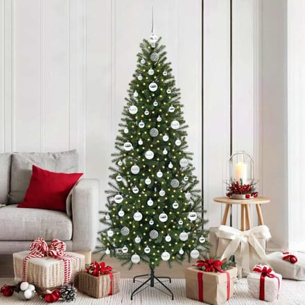 vidaXL Kunstkerstboom Groen 180 cm PE en PVC