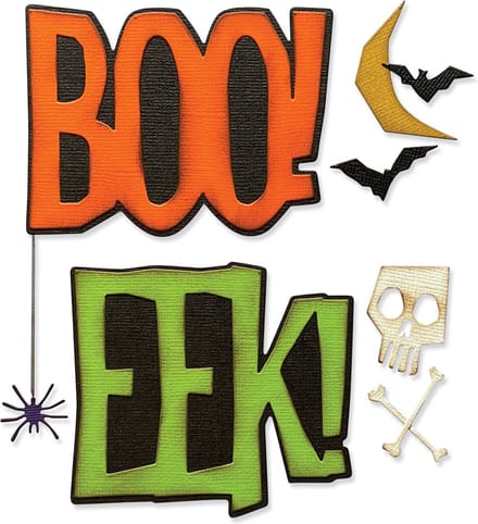 Sizzix Thinlits Ponssjabloon "Big Frights by Tim Holtz"