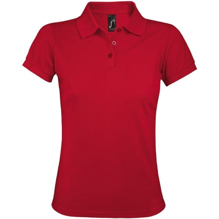 SOLS Dames/dames Prime Pique Polo Shirt (Rood)