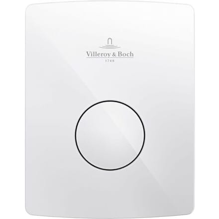 Villeroy & Boch Viconnect urinoir afdekplaat handbediend - 12.6x16.2cm - glans wit