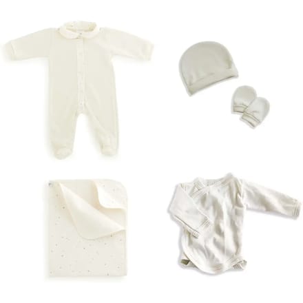 Gloop! eerste babykleding set Soft Sky