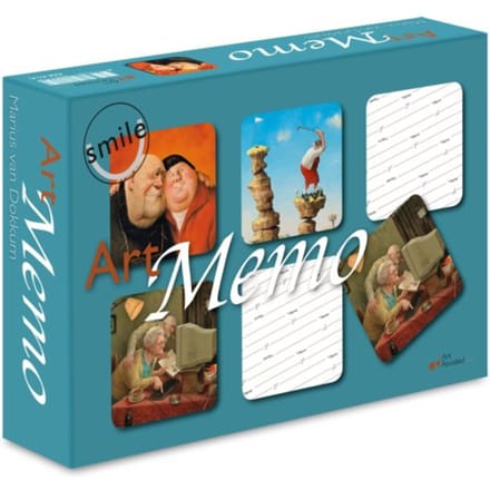 Marius Van Dokkum-Smile Art Memo Spel 24 Sets