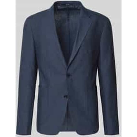 slim fit 2-knoops colbert van linnen model 'Hoverest'