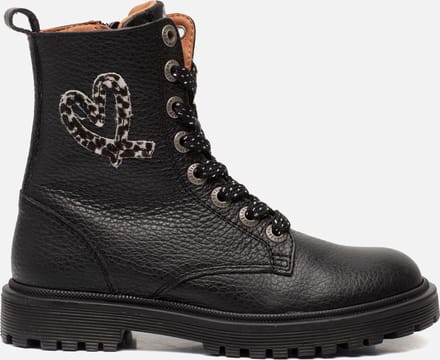 Develab Veterboots zwart Leer - Dames - Maat 28