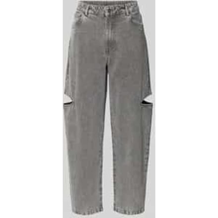 mom fit jeans met cut-out