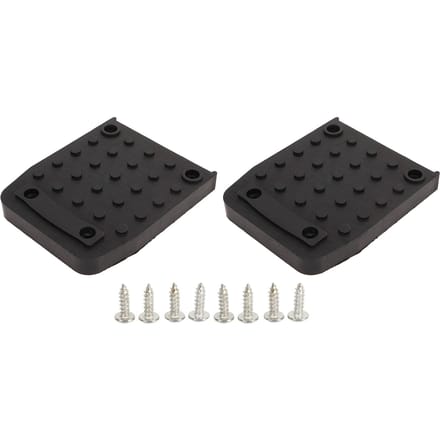 2 STUKS Gipsplaat Stelzool Antislip Pads Nylon en PVC Gipsplaat Stelzool Voetpads voor Constructie black