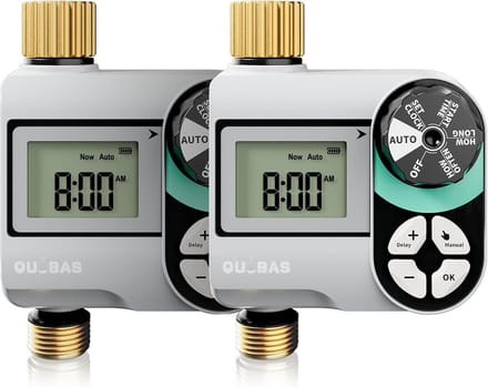 Digitale Watertimer voor Tuinbesproeiing - Programmeerbare Sprinkler Controller met Groot LCD-display