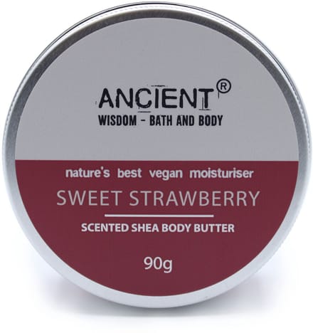 Geurende Shea Body Butter 90g - Zoete Aardbei