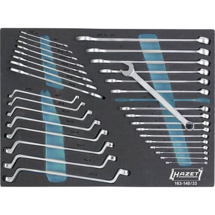Hazet 163-140/33 163-140/33 Gereedschapsset Handwerker 33-delig