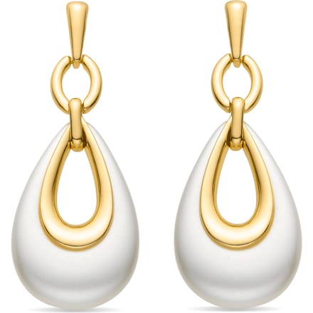 Luxenter Boucles d'oreilles finition or jaune 18 carats - Humola