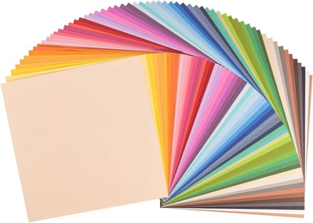 Gekleurd karton glad multipack 305 x 305 cm - Assorti - Florence