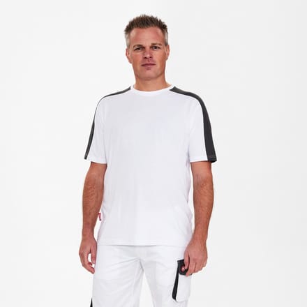 Engel Galaxy T-shirt 9810-141 - White / Anthracite Grey - 6XL