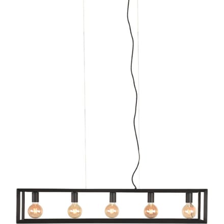 LABEL51 Tetto Hanglamp - Zwart - Metaal - 5-Lichts