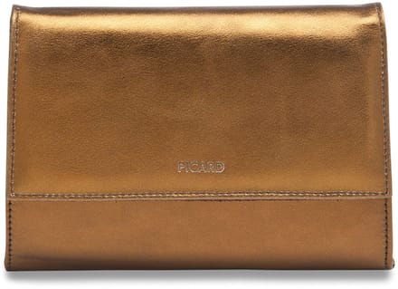 PICARD Leren schoudertas clutch Auguri Shoulderbag With Flap Bronze brons