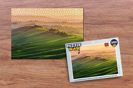 Puzzel Toscane - Landschap - Heuvels - Legpuzzel - Puzzel 500 stukjes