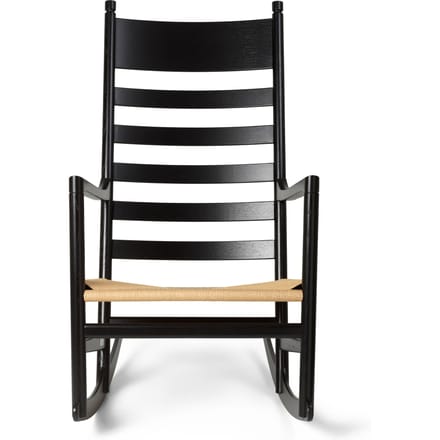 Carl Hansen & Søn CH45 schommelstoel - gelakt zwart