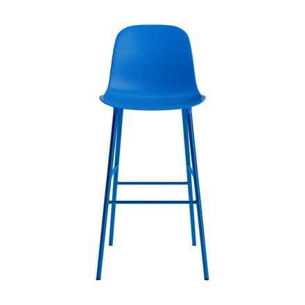 Normann Copenhagen Form Barstoel staal - NormannCopenhagenFormBrightBlue - 75 cm