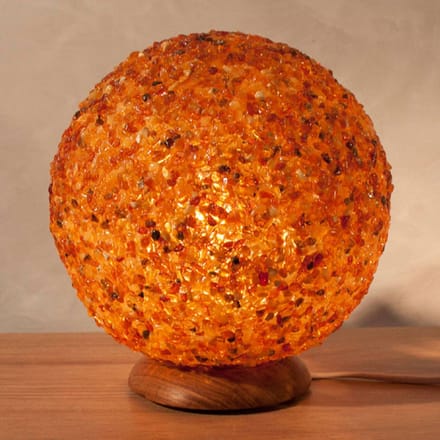 Wagner Life Sferische amber LED tafellamp