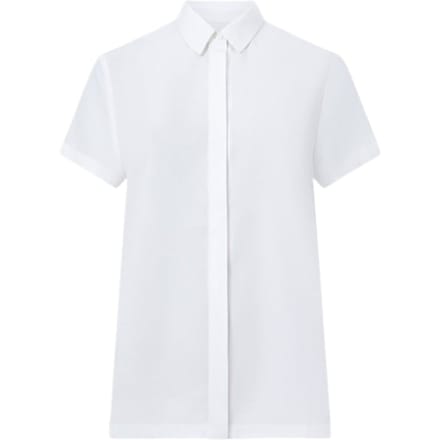 French Connection Pleat Back Button Thru Winter White Maat: 8 | Blouses Outlet | Dames | Wit