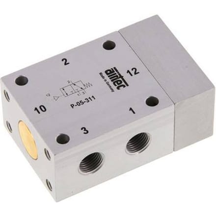 3/2 G1/8'' Luchtgestuurd Ventiel 1-10bar/14-140psi Airtec