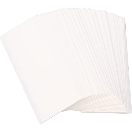 100 STUKS Saxofoon Schoonmaakpapier Neutraal Katoen Saxofoon Klarinet Toets Absorbent Papier white