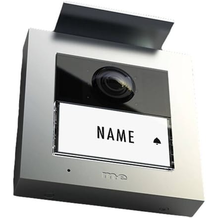 m-e modern-electronics VS-21 S Vistasmart Buitenunit voor Video-deurintercom LAN, WiFi Zilver