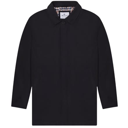 Aquascutum Active Shell Active Mid Trench Zwarte Jas
