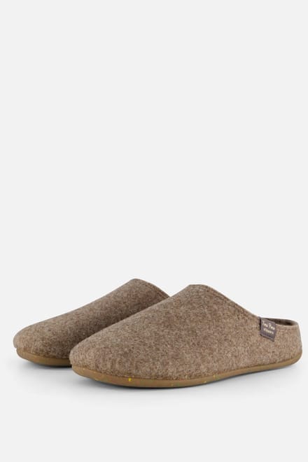 Toni Pons Pantoffels Mona taupe Vilt - Maat 36