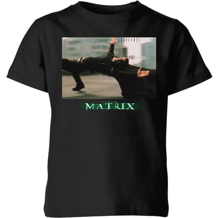 Matrix Bullet Time Kids' T-Shirt - Black - 98/104 (3-4 jaar)