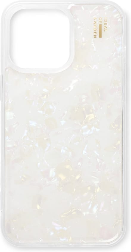 iDeal of Sweden Pearlized Case geschikt voor Apple iPhone 15 Pro Max - Wit