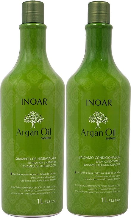 Inoar Argan Shampoo & Conditioner 1 L