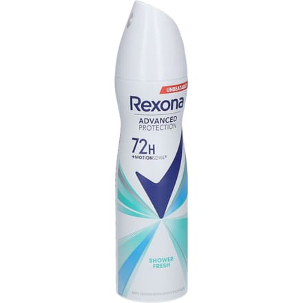 Rexona Advanced Protection Shower Fresh Anti-Perspirant Deodorant Spray 72h 150