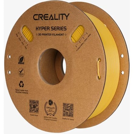 Creality Hyper PLA Goud 1 kg, hogesnelheid 30-600 mm/s, dimensionele nauwkeurigheid +/-0,02 mm, compatibel met de meeste FDM 3D-printers, 1 kg (2,2