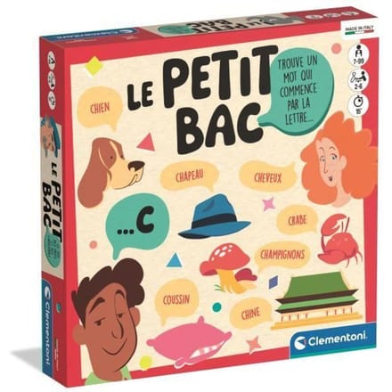 Le petit bac - Clementoni - Jeu de société en famille - 2 à 6 joueurs - Dès 6 ans