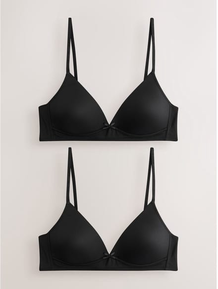 Next - Meisjes - Set van 2 sportbeha's - Zwart