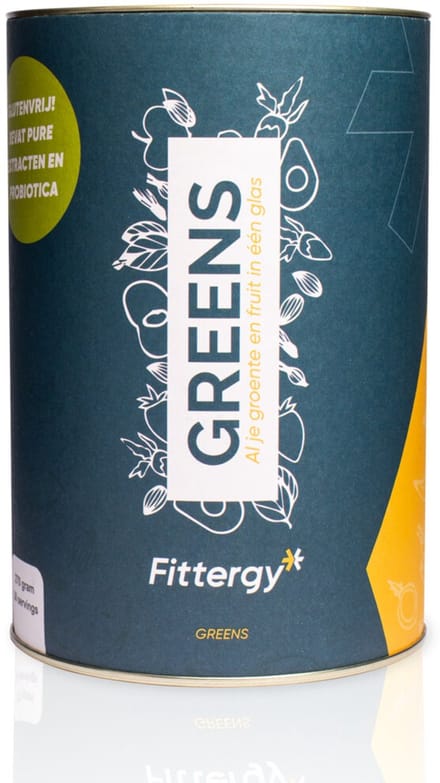 Fittergy Supplements - Greens - 2 x 270 gr - Voordeelverpakking