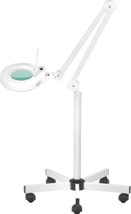 LED Loeplamp met Statief 5 Dioptrie – Verrijdbaar Wit