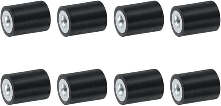 8x Rubber Trillingsdempers M5 Schroefdraad Isolatoren voor Machines en Apparatuur