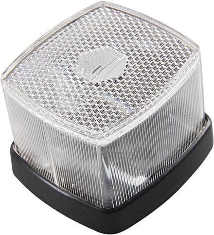 zijmarkeringslamp wit 12/24 volt - zijlamp - contourlamp - breedtelamp