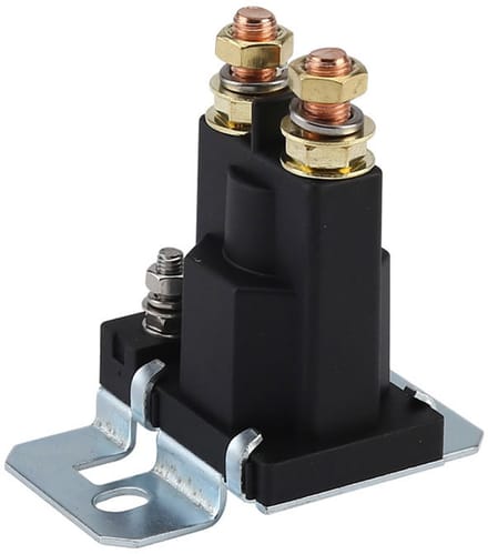 Automatisch relais 12V DC 500A – Zwart, normaal open, paneelmontage