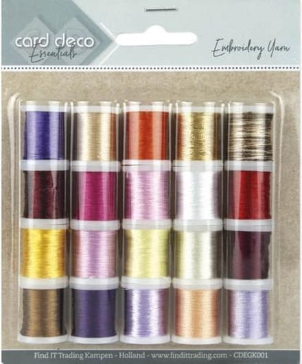 Nr 01 Borduurgarenmix van Card Deco