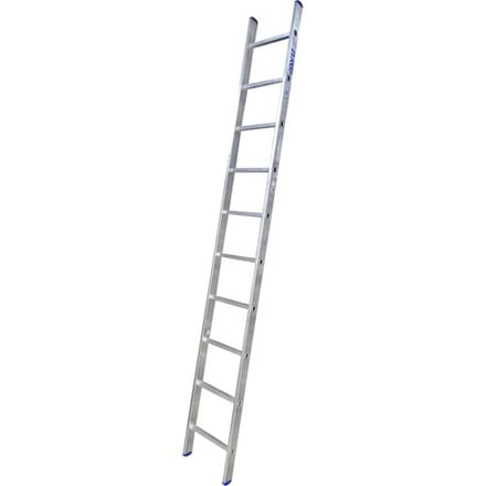 Alumexx enkele ladder - 10 Treden - Lengte 269 cm - Aluminium