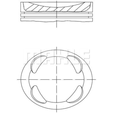 Zuiger MAHLE 081 PI 00104 002