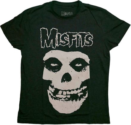 Misfits - Logo & Fiend Heren T-shirt - M - Zwart