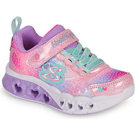 Skechers Flutter Heart Lights-Simply L Meisjes Sneakers - Pink/Multi