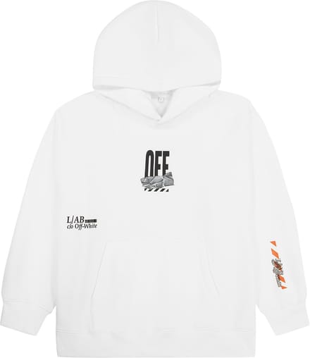 L/AB Off-White hoody jongens Off Active Duct Tape White