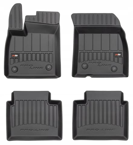 Frogum - 3D Pro-Line - Automatten Set - Geschikt voor FORD Focus Mk4 vanaf 2018 - 4-delig - Hoge Rand 6cm